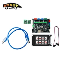 Плата управления с ЧПУ GRBL контроллер с автономным экраном и A4988 Драйвер для лазерной гравировки, ЧПУ гравер, 3D принтер