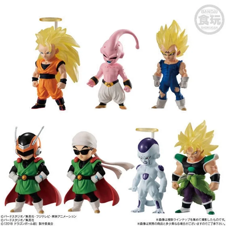 Dragon Ball Z DBZ реклама 10 Broly Goku Vegeta Majin Буу Гохан Фриза ПВХ игрушечные фигурки героев фигурные куклы - Цвет: 1 Set (7pcs)