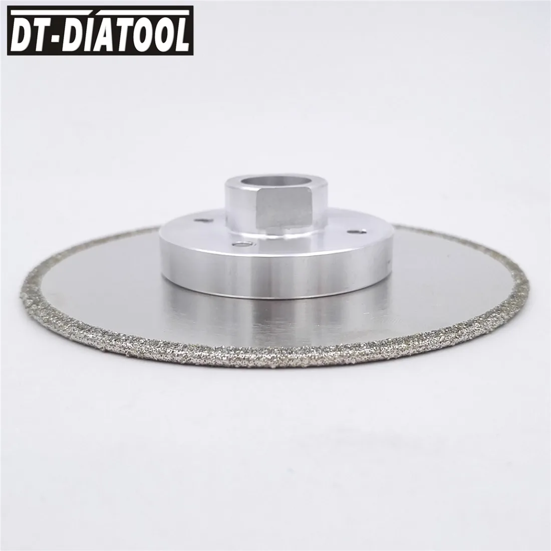DT-DIATOOL Electroplated Diamond Cutting & Grinding Blade M14 Thread Granite Marble Single Side Coated Diamond Saw Blade