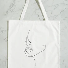 Абстрактная фигура сумка с принтом графическая сумка для покупок хипстерская косметичка уличный стиль сумка для путешествий Холщовая Сумка На Молнии