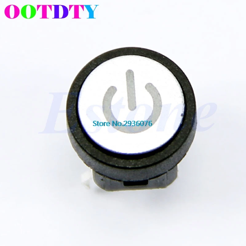 

Green Led Light Power Switch Symbol Push Button Momentary Latching Computer Case Switches