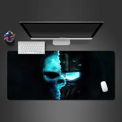Холодный двойной синий череп коврик для мыши старший ПК игровая компьютерная клавиатура Коврик для мыши личность геймер Коврик для мыши
