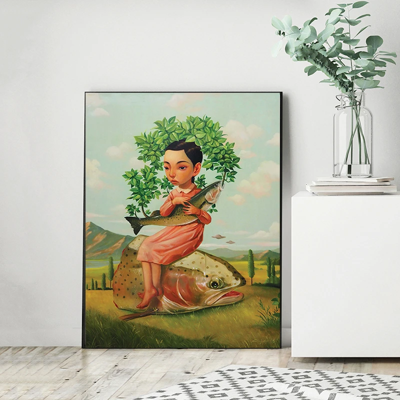 

Mark Ryden Of Roby Dwi Antono Wall Art Canvas Poster And Print Canvas Painting Decorative Picture For Living Room Home Decor