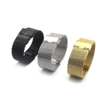 

EACHE 22MM Magnetic Milanese Loop For Men Mesh Watch Band Bracelet Strap Stainless Steel Band for 18mm 20mm 22mm Classic bands