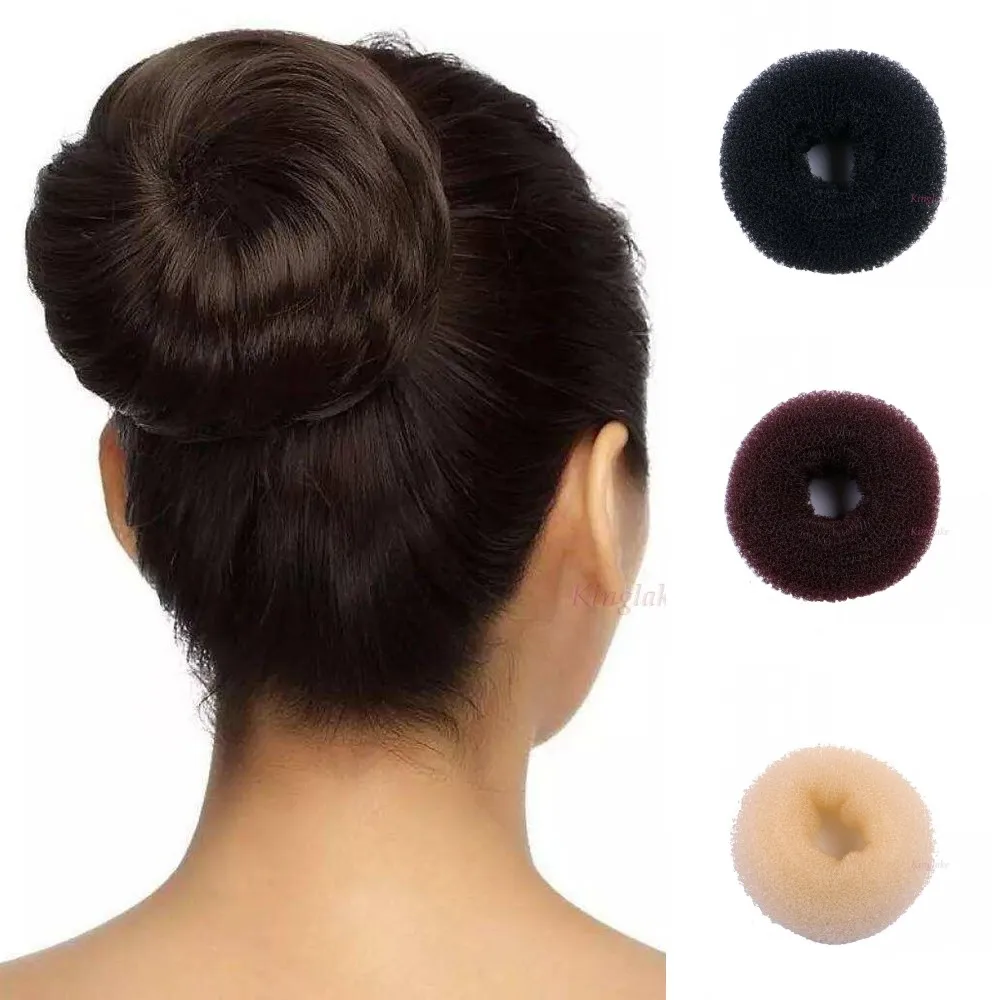 4 размера женские Волшебные волосы шейпер пончик волосы Стиль Кольцо Бутоны аксессуары инструменты Черный Коричневый Бежевый палочки для волос мода