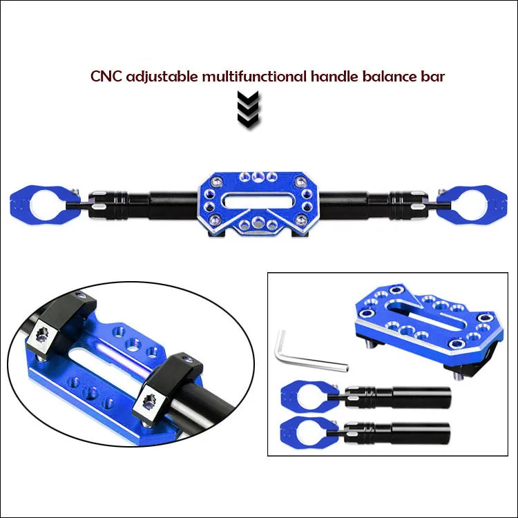 7/" 22 мм Регулируемая мотоциклетная крестовина усиленная арматурная рукоятка руль ручной рычаг головное балансирующее рулевое колесо