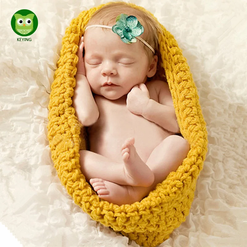 KEYING-sac de couchage Pod pour nouveau-né | Fait à la main, bol de bébé, accessoires de photographie de cocon, Crochet tricot, Costume Costume nouveau Design 2017