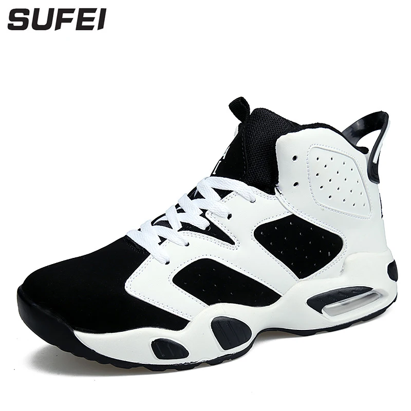 

Sufei Men Basketball Shoes High Ankle Air Breathable Wearable Kids Outdoor Lifestyle Sport Sneakers