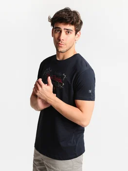

Printed cotton T-shirt round neck