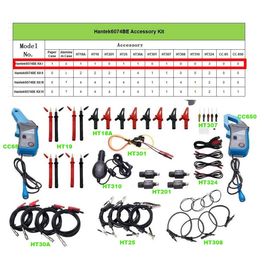 O099 6074BE(комплект I) более 80 типов автомобильной функции измерения USB2.0 4 изолированных канала Осциллограф 70 МГц полоса пропускания