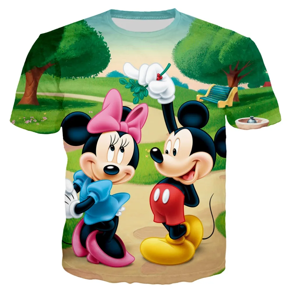 

2019 New 3d Printed Cute Cartoon mouse T shirt for Men/Women Summer Short Sleeve Bad Time Tees Tops Unisex Streetwear