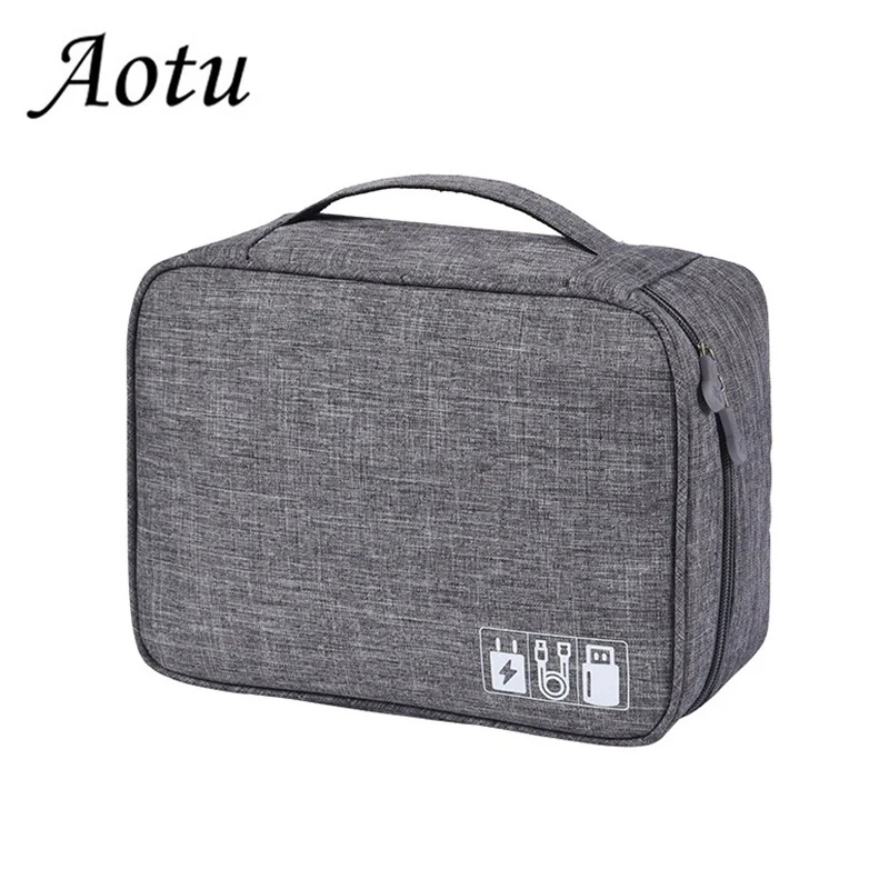 

Travel Cosmetic Bag Multifunction Women Toiletries Organizer Makeup Storage Bags Waterproof Large Capacity Men Data Line Handbag