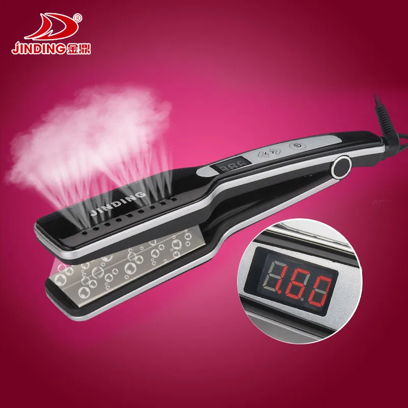 

Tourmaline Ceramic Heating Plate Personalized steam Hair Flat Iron Vapor Plate Wet Professional Steampod Hair Straightener