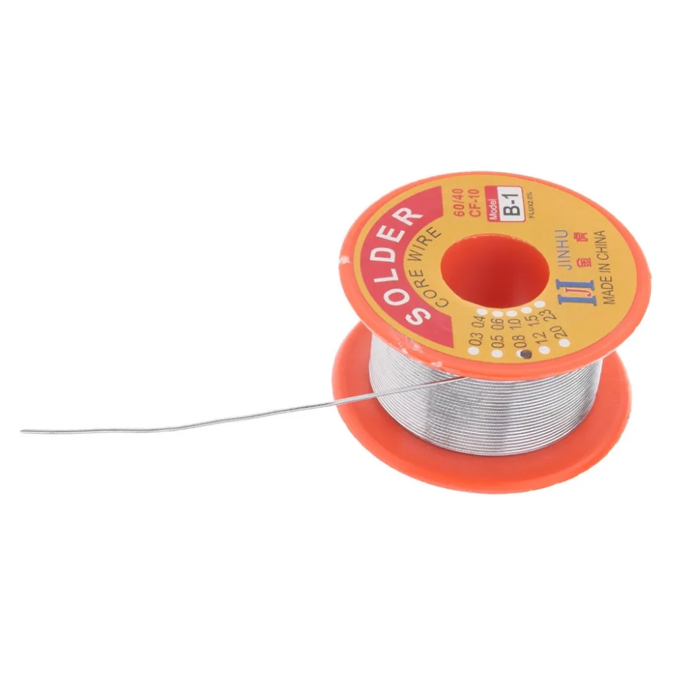 Tin Lead Solder Wire Rosin Core 2% Flux Iron Welding Tool 0.8mm Diameter 50g For Electrical and Electronics DIY Work 50g Weight Tin Lead Solder Wire Rosin Core 2% Flux Iron Welding Tool 0.8mm Diameter 50g For Electrical and Electronics DIY Work 50g Weight