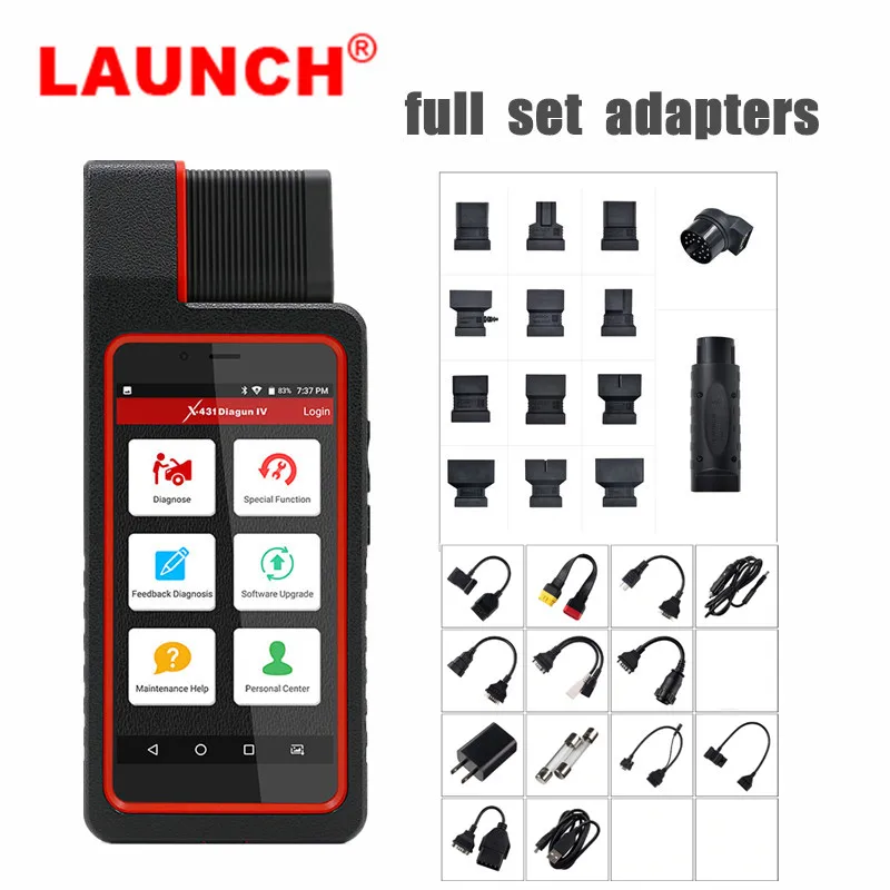 

Launch X431 Diagun IV With Full Set Adapters Powerful Diagnostic Tool better than diagun iii