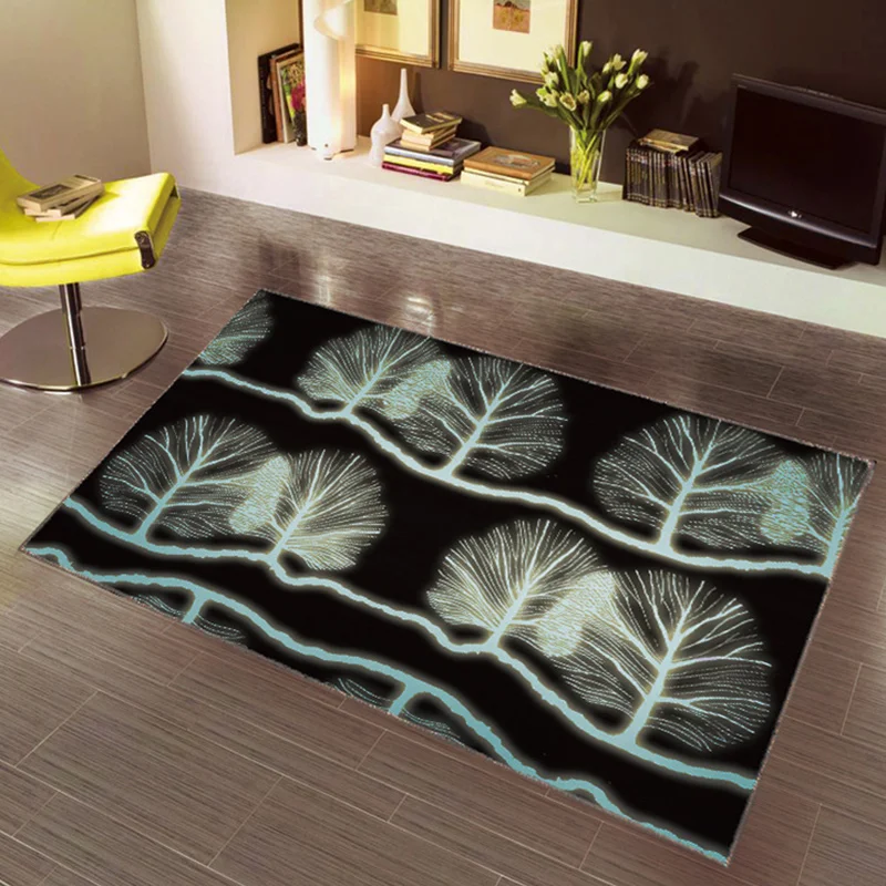 800 мм* 500 мм 3D 6 мм Nordic пасторальный Маленький журнальный столик коврик коридор кухня ванная комната Нескользящая вода Впитывающий Коврик