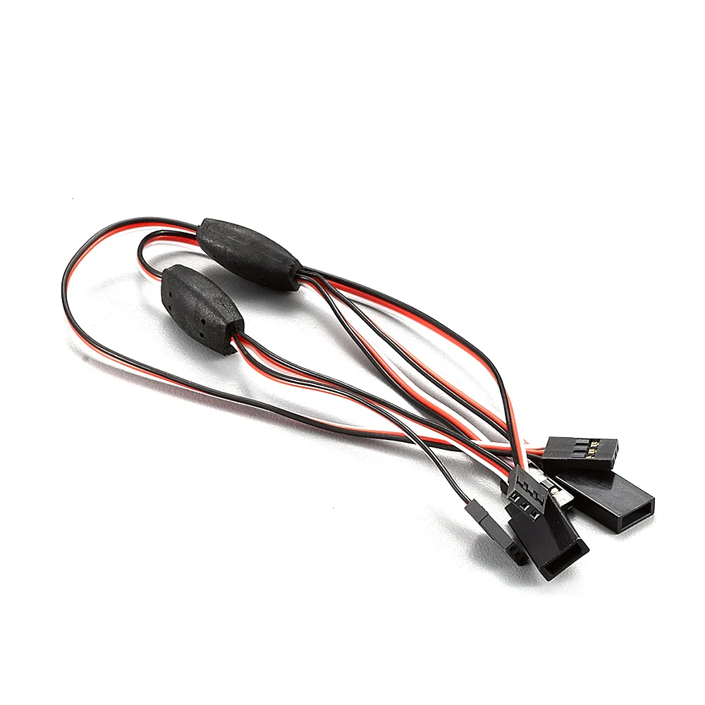 LED Light Lamp Set with Control Box 14 LEDS White Red Yellow for KB48601 RC Car 110 ToyotaLand Cruiser RC Car Truck Parts (10)
