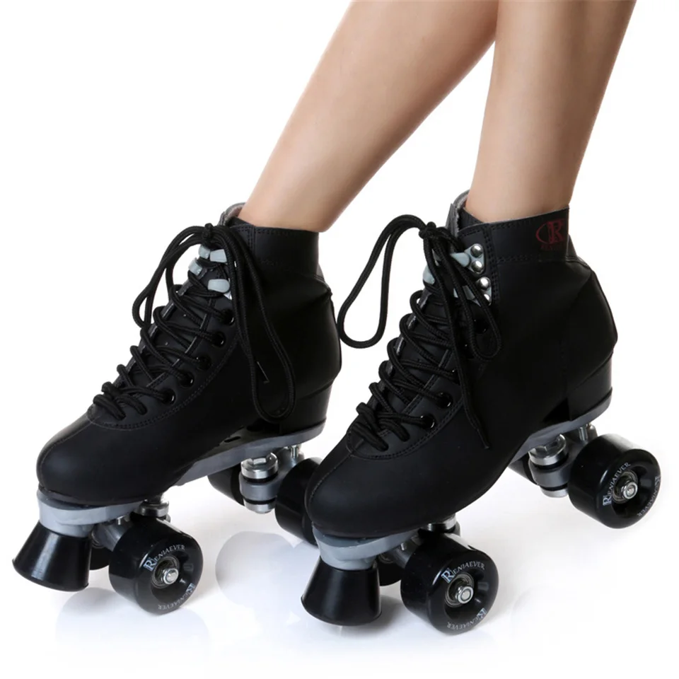 JAPY Roller Skates Geniune Leather Double Line Skate Pink Men Women Adult Pink PU 4 Wheels Two Line Skating Shoes Patines C003 JAPY Roller Skates Geniune Leather Double Line Skate Pink Men Women Adult Pink PU 4 Wheels Two Line Skating Shoes Patines C003