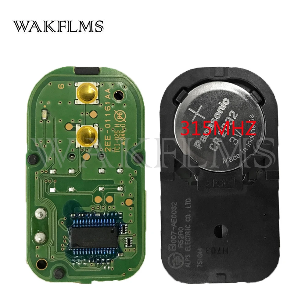 2btns Smart Card Remote Car Key 315MHz 433.92MHz For Suzuki Wagon R SWIFT 2017 with PCF7953X HITAG 3 47 CHIP No Emergency Key