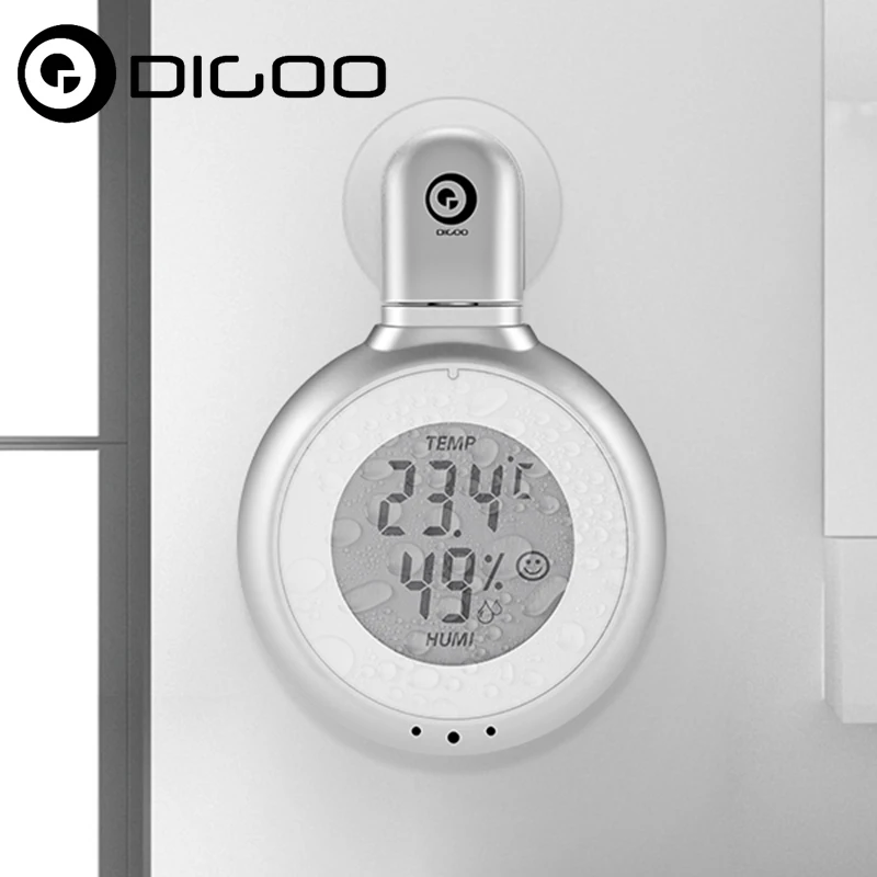 

Digoo DG-TB10 LCD Digital Bathroom Hygrometer Thermometer IP44 Waterproof Humidity Temperature Sensor Monitor with Comfort L