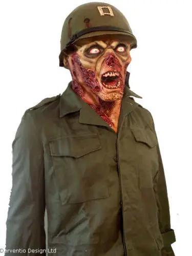 

Horror Captain Leister Zombie Mask Costume Props Latex Mask for Cosplay Mask Japanese soldier