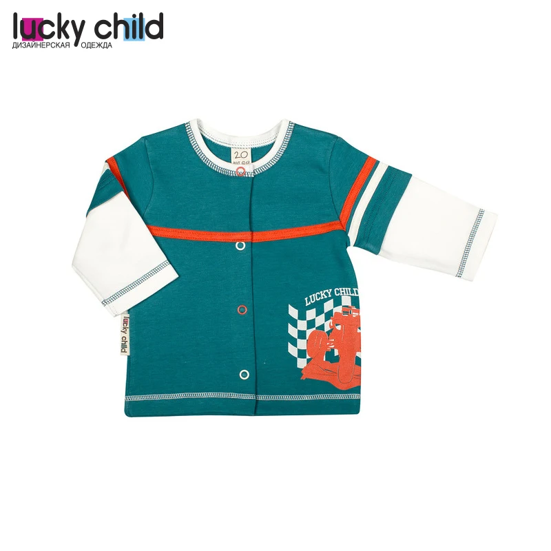 Кофточка детская футер LUCKY CHILD для мальчиков 21-8f | Мать и ребенок