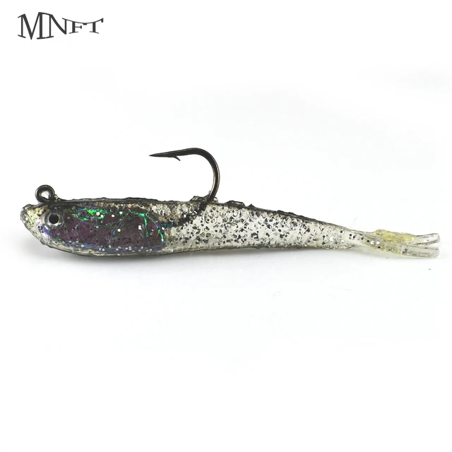 MNFT 5Pcs 7.5cm 6g 3D Eyes Fishing Lures Soft Lead Tackle Savage