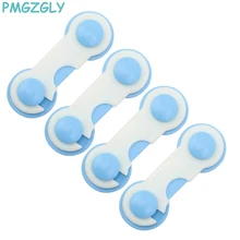 4 Шт. Замки Дети Ящика Шкаф Дверь Холодильника Стол Пластиковая Защита Блокировка Baby Дети Ремни Безопасности Ремни