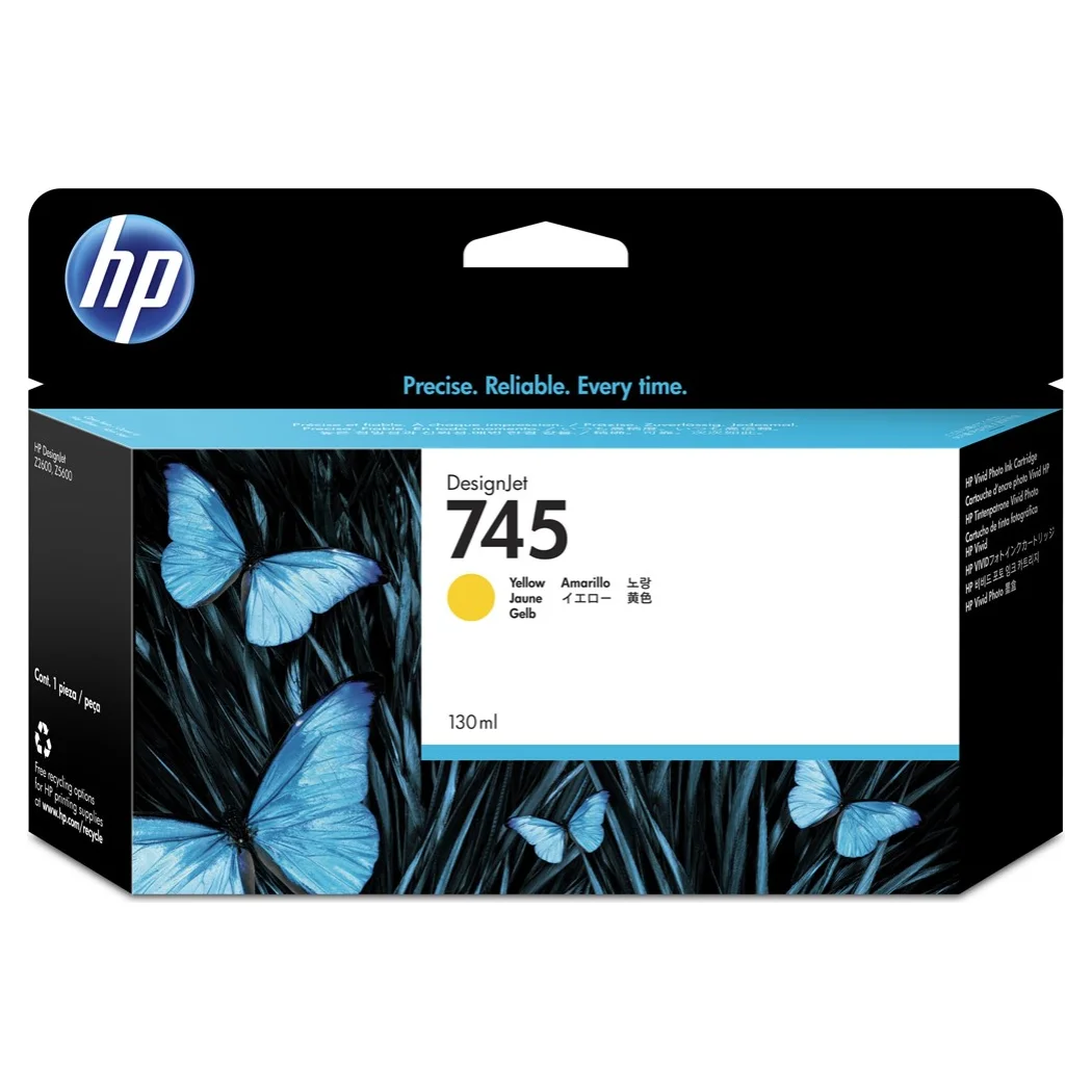 HP 745 мл DesignJet Картридж с Желтыми Чернилами F9J96A желтый Z2600 24-в PostScript Z5600 44-в PostSc |