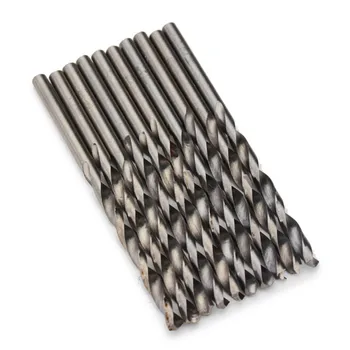 

DANIU 10pcs 3.5mm Micro HSS Drill Bits Natural Colour Twist Drilling Auger Bit Straight Shank Electrical Drill Bits