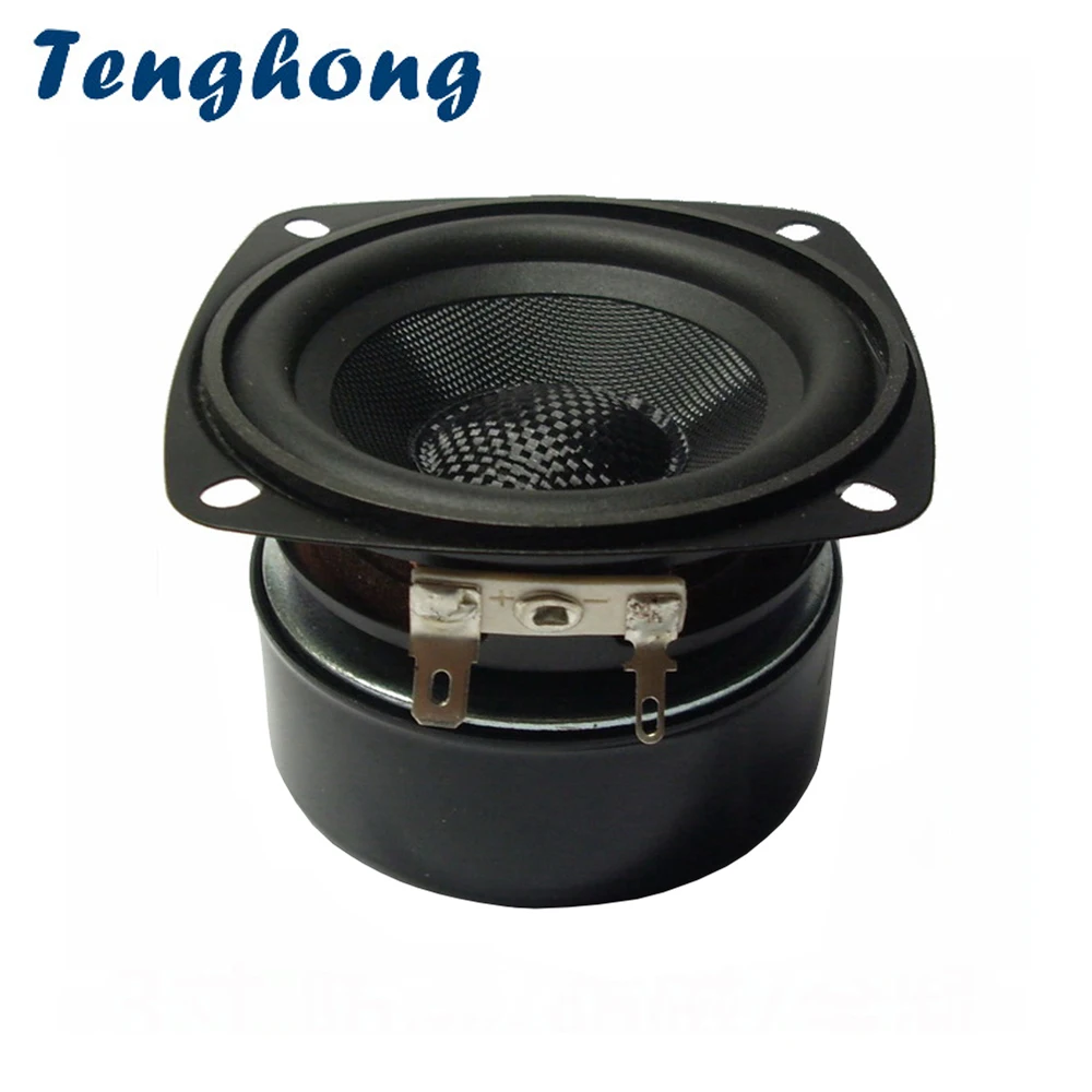 

Tenghong 3 Inch Fiberglass Full Range Speaker 4/8Ohm 15W Waterproof Audio Bookshelf Speaker Unit Home Theater Loudspeaker DIY
