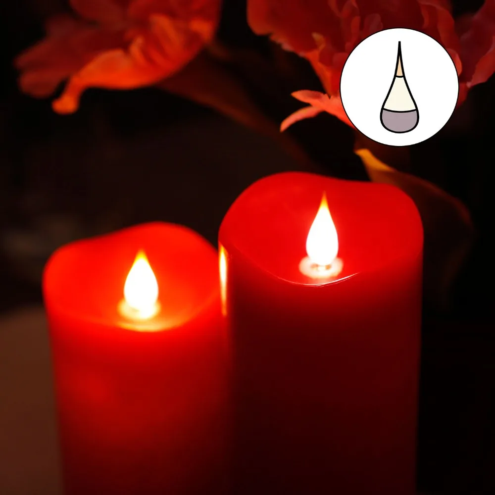 LM13005 3D FLAME WICK CANDLE