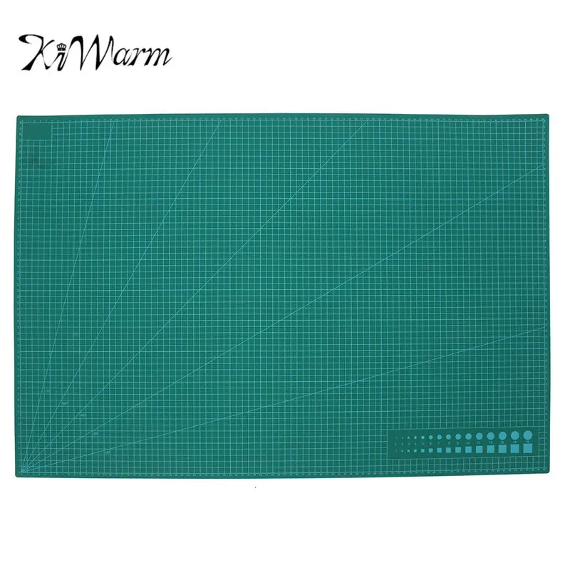

KiWarm A1 PVC Self Healing Rotary Cutting Mat Craft Quilting Grid Lines Printed Board DIY Patchwork Craft Tools