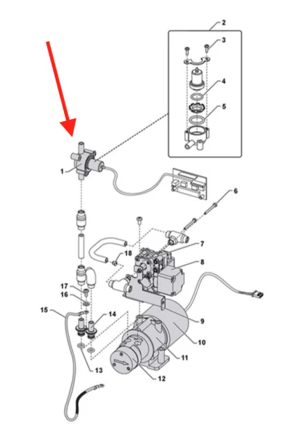 GAMBRO AK 95 AK 96 AK 98 AK 200 комплект преобразователя давления полный() K40228003