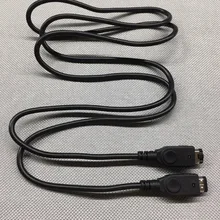 BUKIM 50 adet 1.2 M Siyah 2 Oyuncu GBA GBASP Bağlantı kablo kordonu Için Nintendo GameBoy SP