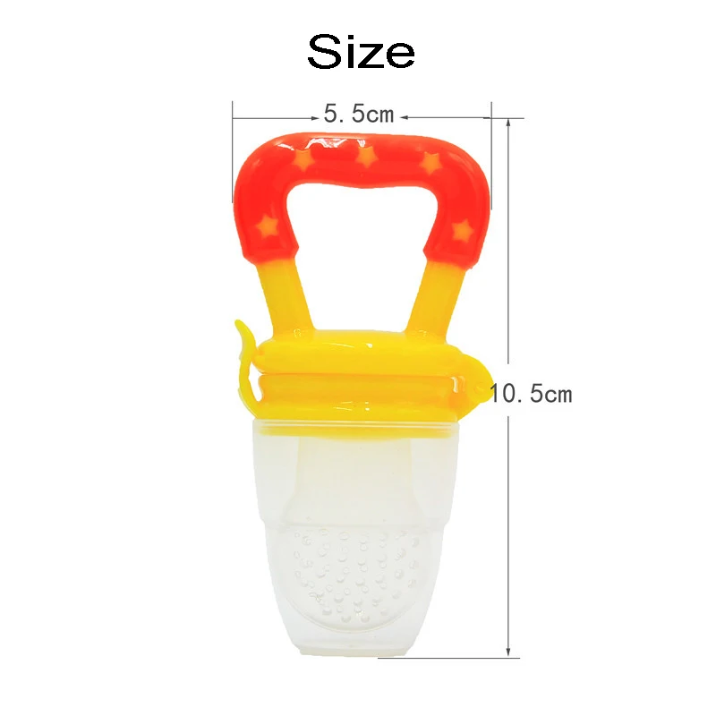 Colorful Baby Fruits And Vegetables Bite Bags Infant Teether Pacifier Reassure Chlidren Silicone Buckle Drinkers  (2)