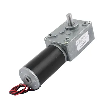 

UXCELL Hot Sale DC 12V 250RPM 2 Pins 8x14mm D-Shape Shaft Electric Power Turbo Worm Geared Motor 18cm Wire Length 634JSX32-31ZY