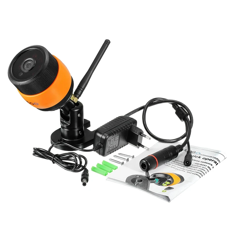 GUUDGO GD-SC01 720 P Водонепроницаемая видеокамера Wi-Fi ночного видения Поддержка до 64G водонепроницаемая IP66 видеокамера 1.0MP