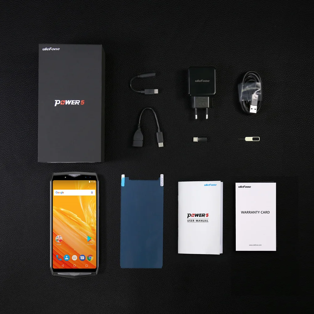 Ulefone power 5 13000mAh 4G мобильный телефон 6 дюймовый FHD MTK6763 Восьмиядерный Android 8 1 6GB + 64GB 21MP