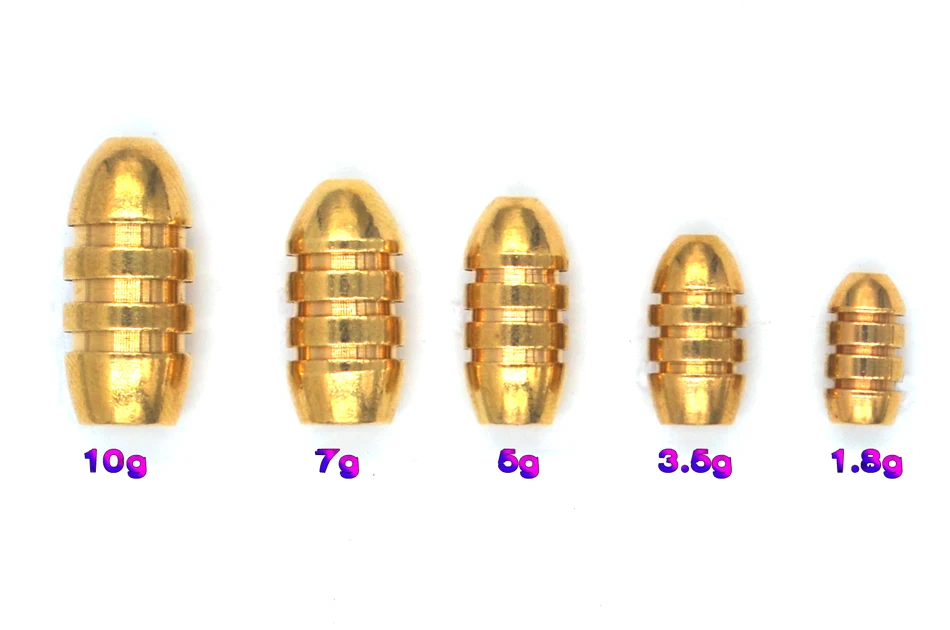 MNFT 30 шт латунные пулевые грузила, дропшиппинг, вес s, грузила для рыбалки, весовые грузила, 1,8 г, 3,5 г, 5 г, 7 г, 10 г