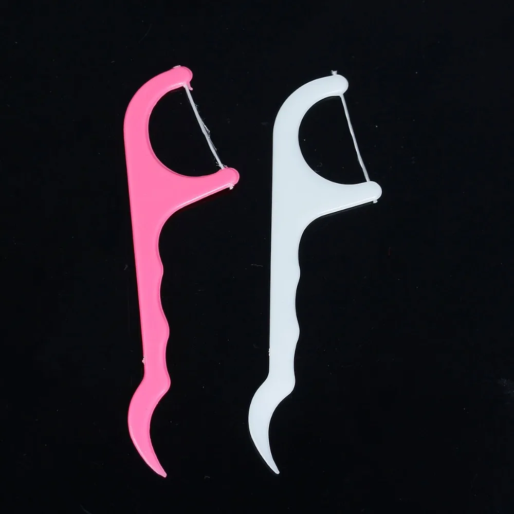 Disposable Dental Flosser Interdental Brush Teeth Stick Toothpicks