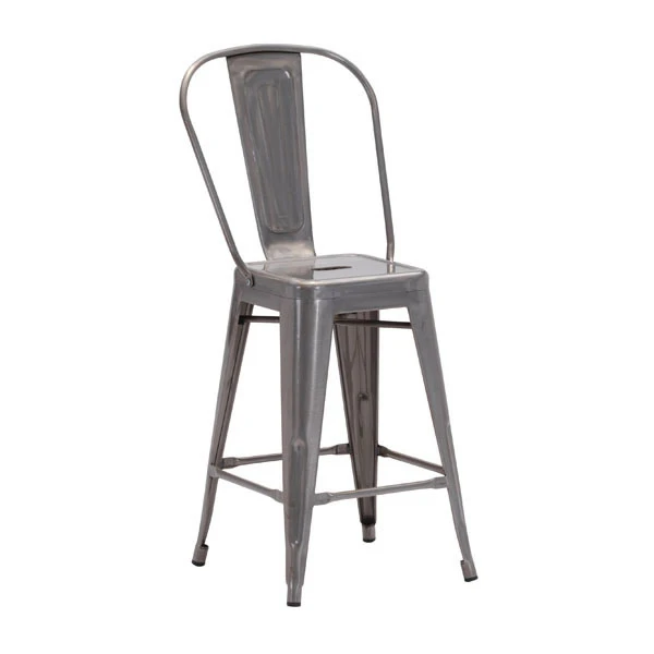 

Elio Counter Chair Gunmetal (Set of 2)