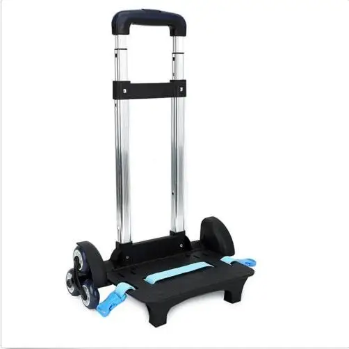 

3 Wheel Fold Pull Rod Bracket Roll Cart Trolley School Bag Easy Climb The Stairs>>>> Free shipping