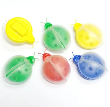 

24 pcs Mini PLASTIC INSECT Ladybug BADGES kids boys girls PINATA PARTY BAG birthday party favors toys and prize gift Gag