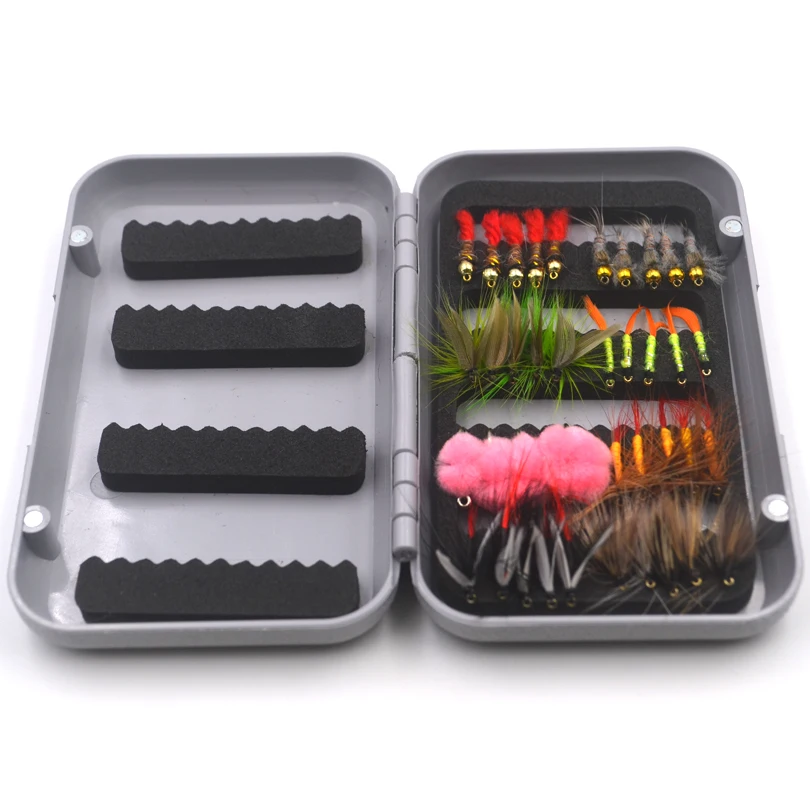 MNFT Fly Fishing Flies gold Trout Flies fly fishing insects Mixed Artificial Bait Variety of Fake Lure 5640Pcs Set Box (4)