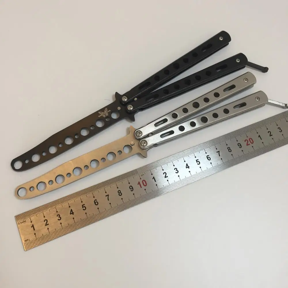 Stainless Steel Butterfly In Knife Tactical Folding Titanium Knife Not