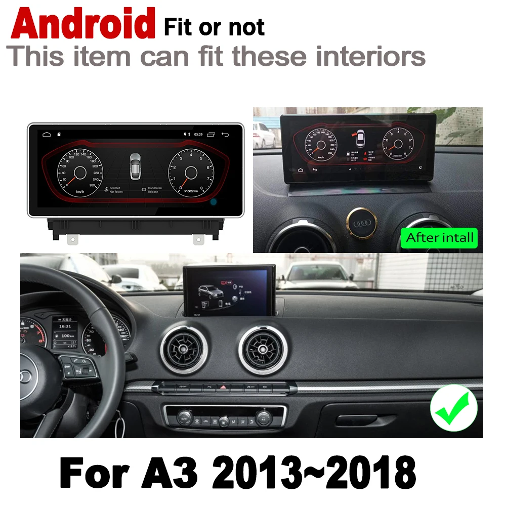 Cheap Car Android Audi A3 8V 2013~2018 MMI Touch Screen Radio Audio Multimedia Player Stereo Display navigation GPS Navi Map 4 Cheap Car Android Audi A3 8V 2013~2018 MMI Touch Screen Radio Audio Multimedia Player Stereo Display navigation GPS Navi Map 4