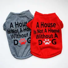 Милая Собака Рубашка Дышащий Прохладный Хлопок Мягкая Собака Одежды Щенок Повседневная Толстовка Животные Продукты-Йорк roupa пункт cachorro E