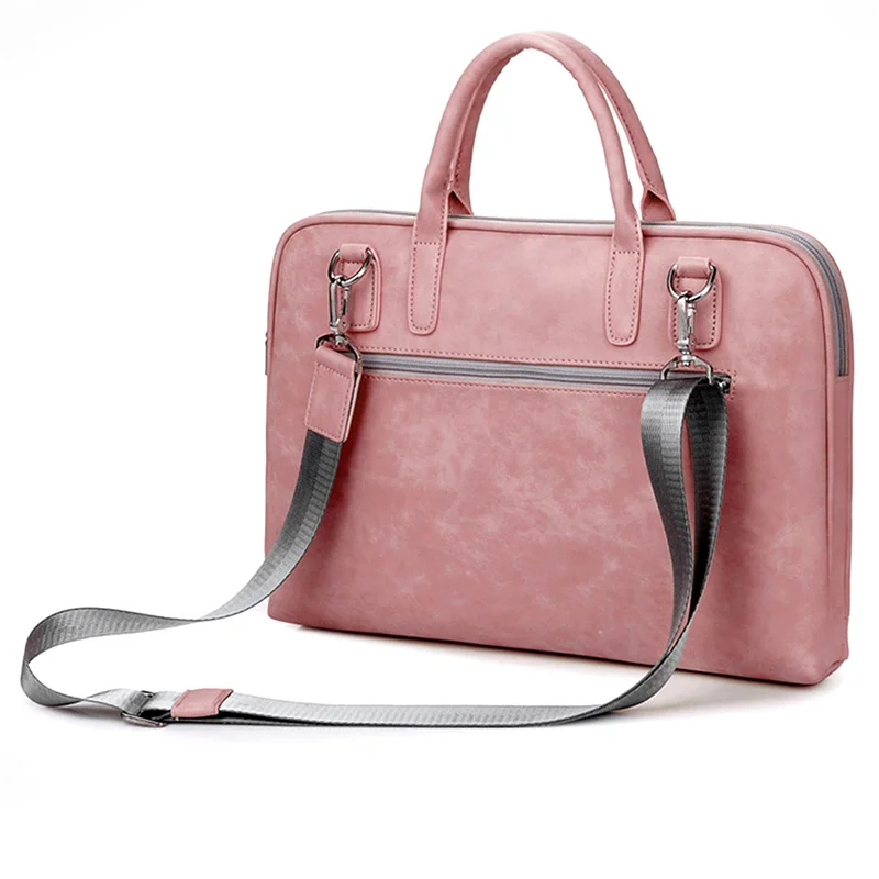 Universal Laptop Sleeve Case Hand Bag 13 14 15 inch For Macbook Air Pro Dell Asus Acer PU Waterproof Notebook Shoulder Bag Pouch (8)