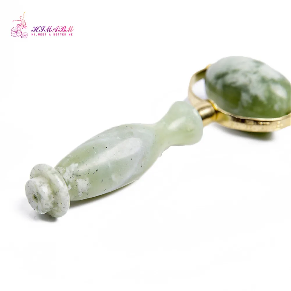 100% Natural jade facial massage roller anti wrinkle thin face beauty bar stick face slimming wheel body massage 100% Natural jade facial massage roller anti wrinkle thin face beauty bar stick face slimming wheel body massage